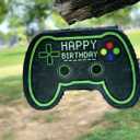 Video Gaming Pinata Controller Set, Great for Gamer Birthday Decorations, Pinatas, Birthday for Boys, Level Up Party Supplies, fits Pinata Stuffers