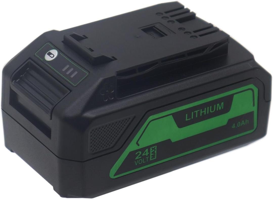 Replacement 4.0Ah 24V Lithium Battery for Greenworks 29842 29852 29322 BAG708 BAG711 Battery, Compatible with 20352 22232 2508302 G24B3 G24B6 24V Cordless Tools with 5V USB