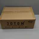 JOTOM Talalay Natural Latex Pillow Sleeping Bed Pillow, Medium Firmness Latex Pillow for Side, Back, and Stomach Sleepers, Removable Breathable Cotton Cover (Standard Size)