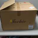 TOCHIC Glass Pendant Chandelier for Dining Room, Hanging Modern Cluster Globe Pendant Lighting Bedroom, 3 Lights Barn Ceiling Kitchen Island Light for Foyer, Hallway