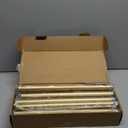 Extra Long Curtain Rods for Windows 32 to 240 Inch, 1 Inch Gold Heavy Duty Curtain Rods for Patio, Farmhouse, Bedroom, Living Room, Adjustable Metal Drapery Rod (A2,Gold,32"-240")