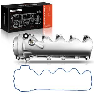 A-Premium Left Side Engine Valve Cover, with Gasket & Bolts, Compatible with Ford Lincoln Mercury (V8 4.6L or 5.4L) - 2005-2014 - Expeditio Explorer F-250/350 Super Duty Lobo Mustang Mark LT Navigator