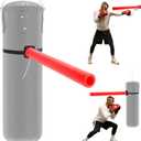 LEIFIDE 2 Pack Slip Stick Boxing Slip Bag Foam Attachment for Punching Bag Head Movement Training Dodging Boxing Bar for MMA Defense Reflex Training Equipment Punches Practice Accessories Home Gym