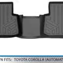 MAXLINER Custom Fit Floor Mats 2nd Row Liner Compatible with 2019-2025 Toyota Corolla