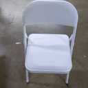 Simpli-Magic Folding Chairs with Padded Cushion and Back, Padded Folding Chairs (6 Pack) for Home and Office, Indoor and Outdoor Events, White