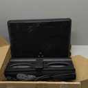 Rfiver Swivel Floor TV Stand with Power Outlet for 32-60 inch TVs, Height Adjustable Tall TV Stand with Wood Base, Hold Up to 88lbs, Saving Space Design for Bedroom, Living Room and Corner