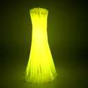 TGXRZX Glow Stick 100PCS, 7.9, Glow stick bracelet, Glow necklace, use in the dark to make it glow, suitable for concerts, Halloween, Christmas, football parties, birthday party supplies. (Yellow)