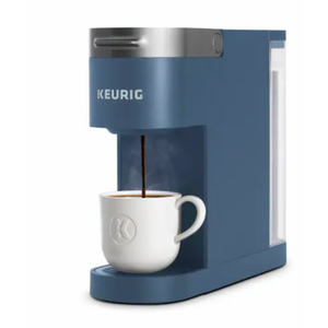 Keurig K-Slim Single Serve K-Cup Pod Coffee Maker, Featuring Simple Push Button Controls And MultiStream Technology, Storm Blue 