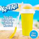 Kool Aid 2 Pack Squeezy Slush Cup 10o, (Green & Yellow