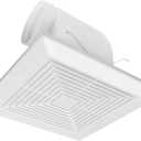 Bathroom Fan Ceiling Mount Exhaust Ventilation,141 CFM 0.7 Sones,4 Inches Duct,White,Very Quiet Ventilation and Exhaust Fan