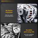 OCPTY Alternators Alternator for Hyundai for Sonata 2010-2013,for Kia for Optima 2011 2012 2013,12V 100AMP 1-Groove Pulley Replaces 11491 37300-2G150