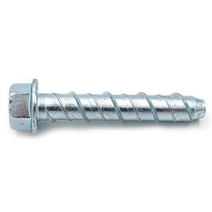 CONFAST LDC123 1/2" x 3" Zinc Plated Large Diameter Concrete Screw for Anchoring to Masonry, Brick or Block (18 Pack)