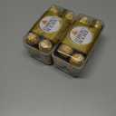 2 x Ferrero Rocher, Premium Milk Chocolate Hazelnut, Individually Wrapped, Chocolate Gift Box, 16 Count, 7 oz (EXP 09/29/25)