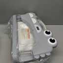 Collapsible Baby Bathtub for Newborn, Foldable Baby Bath Tub with Thermometer & Soft Floating Cushion & Drain Hole, Portable Travel Infant Bath Tubs for Newborns to Toddlers 0-36 Months Boys, Grey