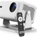 Netflix Officially 4K Smart Projector with WiFi and Bluetooth, AI Auto Focus 800 ANSI 1080P Native Portable Outdoor Indoor Home Video Projectors - White