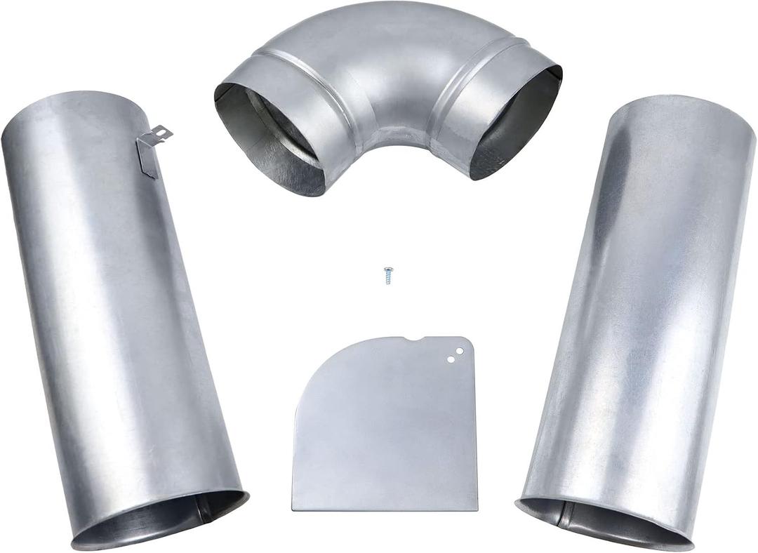 Upgraded 383EEL9001B Dryer Venting Kit Assembly Compatible with LG Kenmore Sears, Replaces 3911EZ9131X 1266802 AH3575086 EA3575086, AP4438852, PS2438605, EAP2438605, Adjustable, Standard length