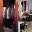 Shoe Rack Bamboo 5 Tier Shoe Organizer, Storage 20-25 Pairs for Closet Entryway, Stackable Large Tall Shoe Shelf Holder Stand Cubby for Door Hallway Bedroom Garage (5-tier-long/32.5*10.5*30.3in)