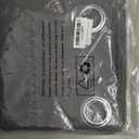 ChrisDowa 100% Blackout Curtains for Bedroom with Black Liner, 2 Thick Layers Total Blackout Thermal Insulated Grommet Window Curtains 2 Panels Set (Grey, 42W x 63L)