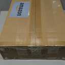 Bukfen Metal Stuffed Animal Storage Zoo Extra Large Stuffed Animal Holder Space Save Toy Organizer PVC with Basket and Wheels for Nursery Playroom Bedroom,D15.75 x W12.68 x H51.18 inch,White