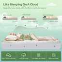 BEDLORE Twin Mattress Topper Viscose Derived from Bamboo, Thick Pillow Top Mattress Pad with Stretchable Pockets for 6-15 inches Mattress, Soft Breathable Mattress Topper for Back Pain Relief
