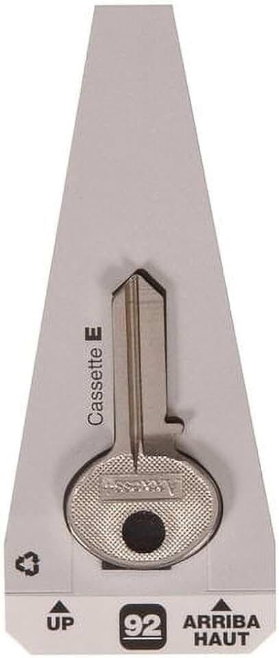 Hillman Traditional Key House/Office Key Blank 92 BO1 Single Sided for Independent Locks - Case Of: 4. 3Pack