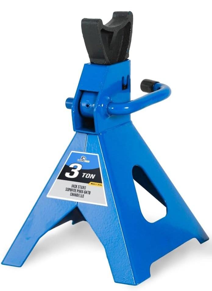 3 Ton (6,000 LBs) Automotive Jack Stands,Heavy Duty Steel Car Lifting Stand for Garages,Repair Shops,Adjustable Height 11.4"-16.8"