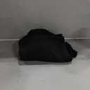 LEBENGURU Set of 2 Upgraded Wedding Arch Cover, Black Spandex Fitted Arch Backdrop Cover, Round Top Chiara Stand Covers for Birthday Party Baby Shower Banquet Balloon Dcor (6FT,7.2ft)