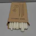 8 Pack Ivory Taper Candles 10 Inch Tall 3/4 Inch Thick Burn 8 Hours