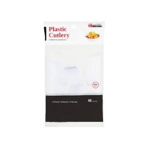 Culinary Elenents Plastic Cutlery 144 Pieces 3 Pack