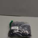 HUGO Men's Slim Fit Cotton Mix Polo Shirt (Large, Stormy Black)