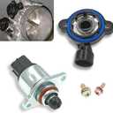 2 PCS Auto Control Valve Sensor Kit, Throttle Position Sensor Idle Air Control Valve, Repair Retrofit Replacement OEM #17113625 17113598, Suitable for Buick Chevrolet (Silver & Black)