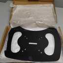 Laptop Tray Steel Notebook Holder for Monitor VESA Mount Stand Fits VESA 100x100 mm Mounting Holes with M4 Screws, 22lbs Capacity with Vented Cooling Platform