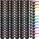 60 Pack Neon Sunglasses - 10 Colors, 80's Style Novelty Sunglasses for Classroom Prize, Goody Bag Filler, Birthday Party, Kids to Adults