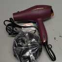 INFINITI PRO by CONAIR Hair Dryer, 1875W Blow Dryer with Diffuser and Concentrator Attachments, AC Motor with Ceramic Technology, 3 Heat & 2 Speed Settings, Plum