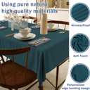 HX&OD Rectangular Tablecloth Cationic Fabric Waterproof Stain Resistant Wrinkle-Resistant for Home/Decoration/Party/Buffet/Wedding/Dining Room/Camping