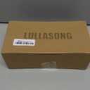 Women's Kitten Heels Sandals Square Open Toe Flip Flop Heels 1.8-2 Inch Heeled Sandals for Women (6.5, Black)