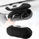 2026 New Sunglasses Holder for Car,Anti-Drop Car Sunglass Holder with Button Release for Storage,Universal Sunglass Holders for Cars Visor Clip Cars Interior Accessories