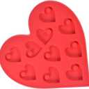 Heart Silicone Molds 10 Cavity Epoxy Mould for Ear Studs Tiny Resin Mold DIY Earrings Jewelry Making Crafts Silicone Molds
