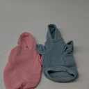 uxcell Pet Dog Hooded Hoody Sweatshirt Clothes Cotton Apparel Puppy Cat Winter/Spring/Fall Costume Outfits Fleece Warm Coat Pale Green S 2Pack