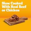 Pedigree Chopped Ground Dinner Wet Dog Food Beef & Bacon Variety Pack, (30) 3.5 oz. Pouches