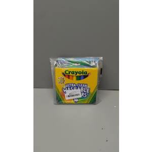 Crayola Ultraclean Broadline Classic Washable Markers (10 Count), (Pack of 3) Crayola Ultraclean Broadline Classic Washable Markers (10 Count), (Pack of 3)