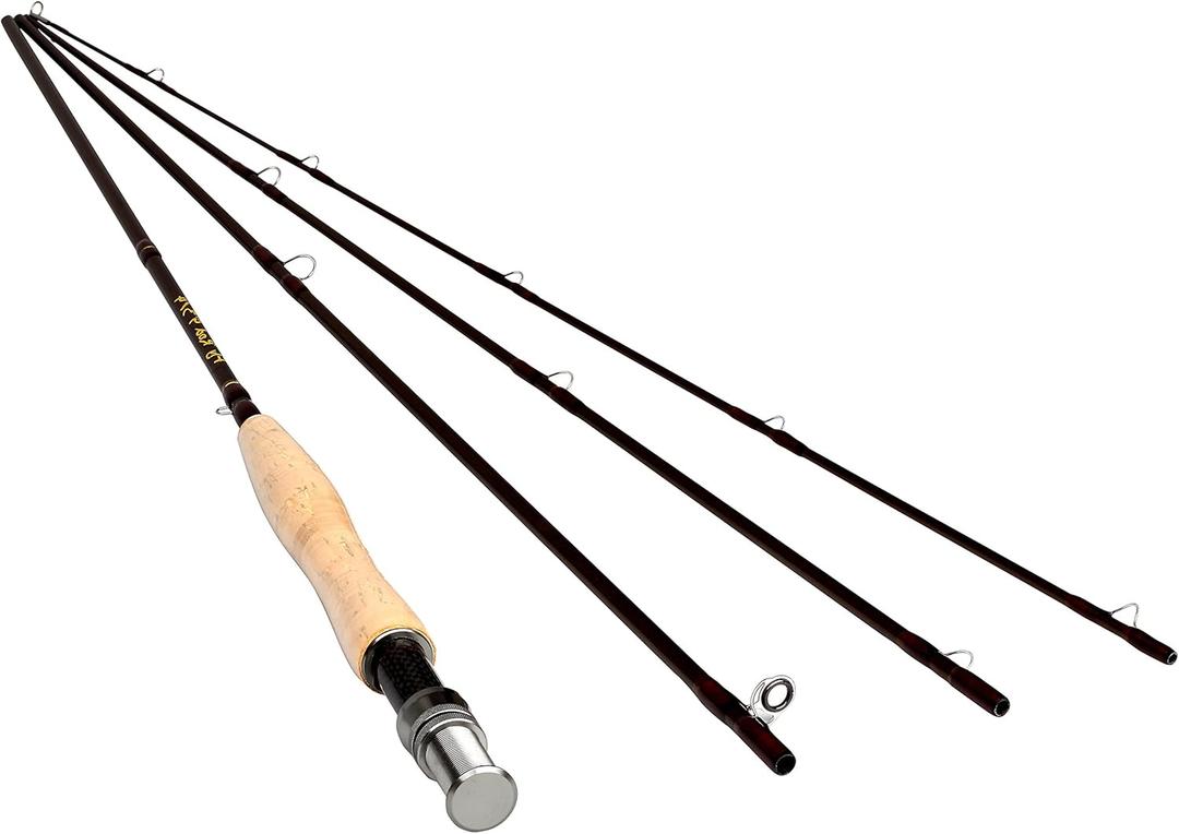 9ft or 10ft 3-4wt 5-6wt 4 Pieces Graphite Carbon Fiber Fly Fishing Rod Light Feel Medium Fast Action Freshwater Fly Rod