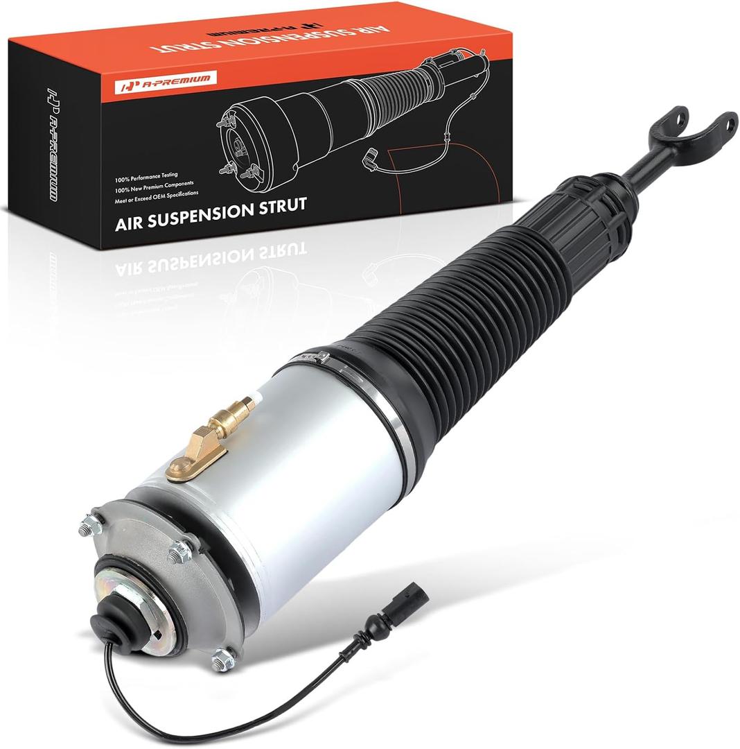 A-Premium Front Right Air Suspension Shock Strut Compatible with Audi A8 Quattro 2003-2010, S8 2003 2007-2009, Without Sport Suspension, Passenger Side, Replace# 4E0616040T, 4E0616040AF