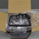 Veken Shower Caddy 6-Pack, Advanced Rustproof Design, No Drilling Adhesive Shelves, Rack with Soap Holder, Large Capacity Bathroom Organizers and Storage, Wall-Mounted Kitchen & Home Decor (Black)