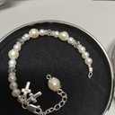 Baptism Bracelet in Sterling Silver and Cultured Pearls for Baby Girls, with Silver-plated Jewelry Keepsake Box, Great Catholic Christening and Baptism Gifts for Girl