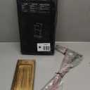 Jewelry Organizer Stand, Extra Tall Necklace Holder Jewelry Holder, Gift Idea (Carbonized Black & Black)