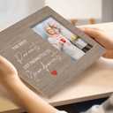 SRADMO Grandparents Picture Frames,Grandkids Photo Frame,The Best Parents Get Promoted To Grandparents Picture Frame,Baby Grandpa Grandma Photo Frame 108,Grandparents Baby Announcement GiftsWooden (8x10 inch, Brown)