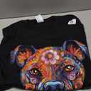 Halloween, Pit Bull, Sugar Skull, Funny, Dogs, Flowers T-Shirt