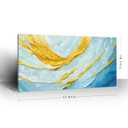Nicetop Extra Large Abstract Canvas Modern Wall Art for Living Room 58x29In
