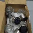 GIGALUMI Solar Lights Outdoor Waterproof, 12 Pack Solar Hanging Lights Garden Decor, Gifts for Women, Solar Outdoor Lantern Waterproof Cracked Glass for Yard, Fence, Tree(Warm White)